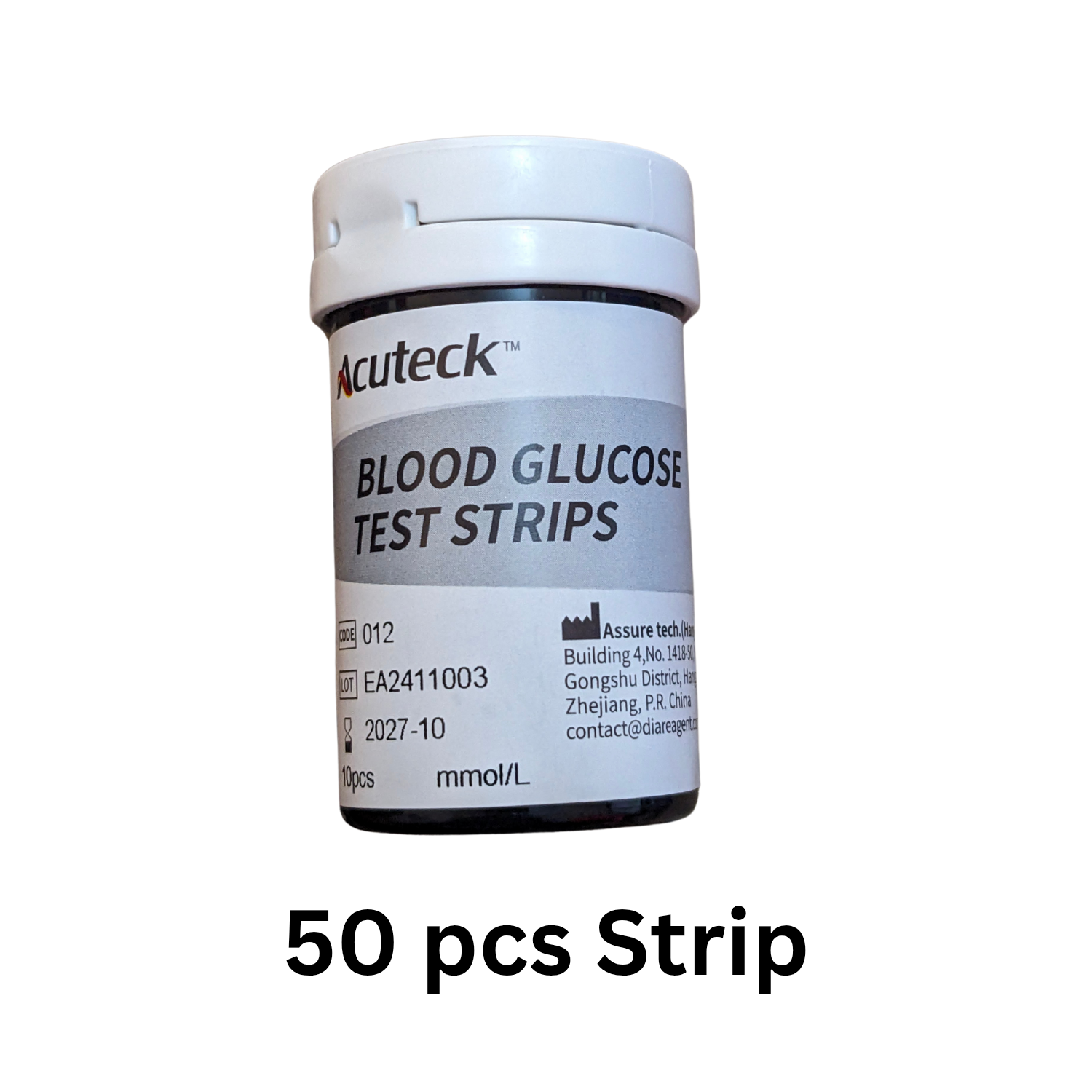 ৫০ পিস একুটেক ডায়াবেটিস মেশিনের শুধু স্ট্রিপ